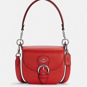 Coach Kleo Leather Shoulder Bag